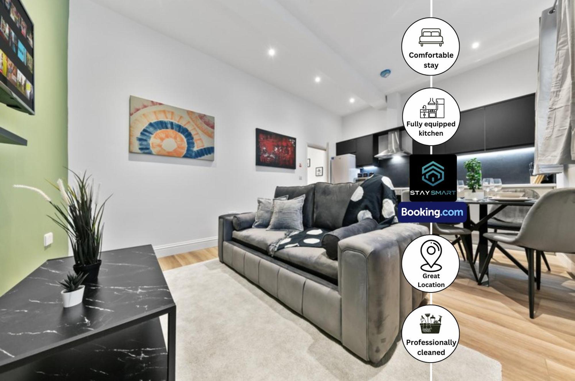 Modern, & Comfy By Smart Short Lets & Serviced Deptford With Free Wifi